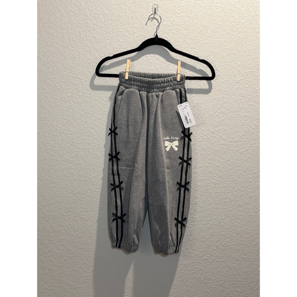 The Children's Place Kids Hello Kitty‎ Joggers Gray Size S 5/6